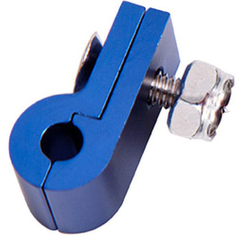 Aeroflow BILLET P STYLE CLAMP -8 H/LINEBLUE 12.7MM ID OR 1/2'' ID