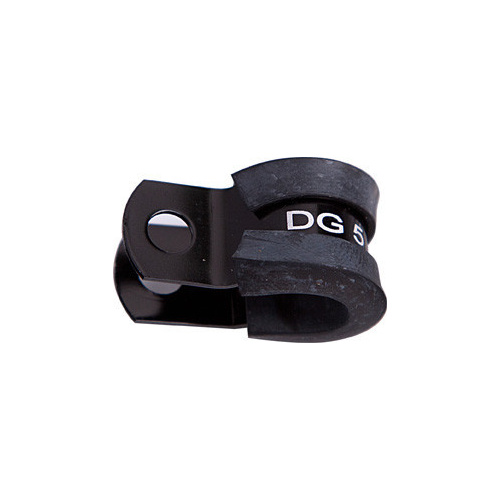 Aeroflow CUSHIONED P CLAMPS -20AN 5PK BLACK 31.8MM OR 1-41/64'' ID