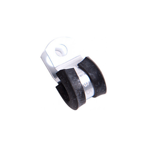 Aeroflow CUSHIONED P CLAMPS -28AN 5PK SILVER 44.5MM OR 1-3/4'' ID