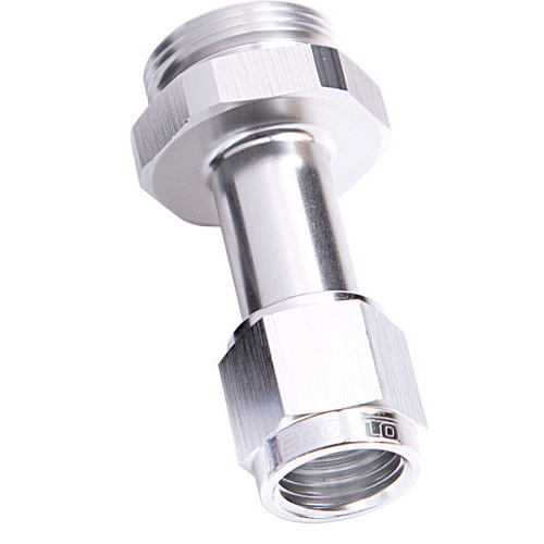 Aeroflow -6AN HOLLEY CARB INLET 4150 SILVER SWIVEL NUT (PAIR)