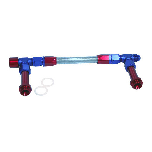 Aeroflow BG / DEMON DUAL INLET -8AN BLUE SUIT 2 X METERING BLOCKS