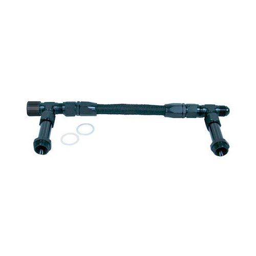 Aeroflow BG / DEMON DUAL INLET -8AN BLACK SUIT 2 X METERING BLOCKS