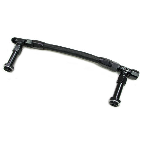 Aeroflow HOLLEY DUAL INLET -8AN 4500 BLACK SUIT DOMINATOR CARBS
