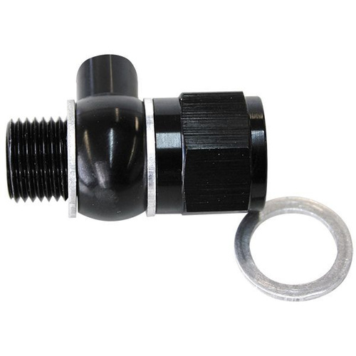 Aeroflow LS CHEVY OIL PRESSURE ADAPTER ALLOWS 1/8'' NPT AUX PORT