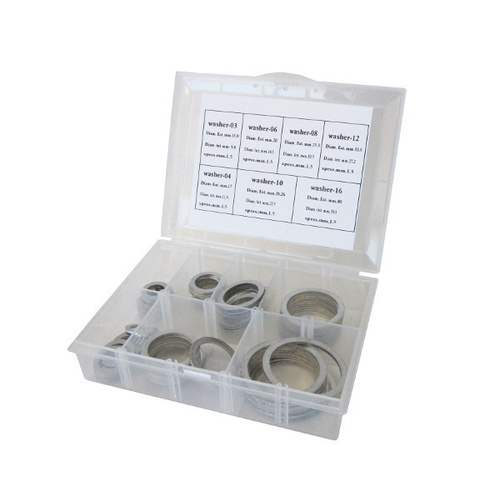 Aeroflow ALLOY CRUSH WASH -3 TO -20 PK10 OF EACH IN PLASTIC CASE