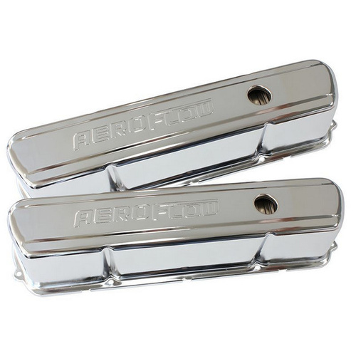 Aeroflow HOLDEN 253-308 VALVE COVER CHROME WITH AEROFLOW LOGO