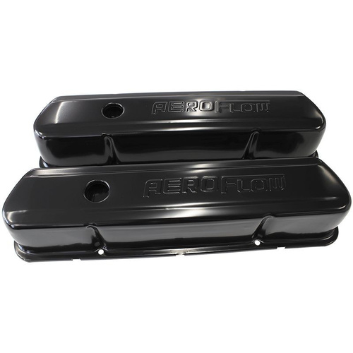 Aeroflow HOLDEN 253-308 VALVE COVER BLACK WITH AEROFLOW LOGO
