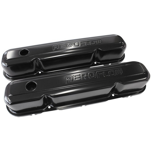 Aeroflow CHRYSLER S/B VALVE COVER BLACK WITH AEROFLOW LOGO