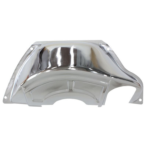 Aeroflow GM POWERGLIDE FLYWHEEL DUST COVER CHROME