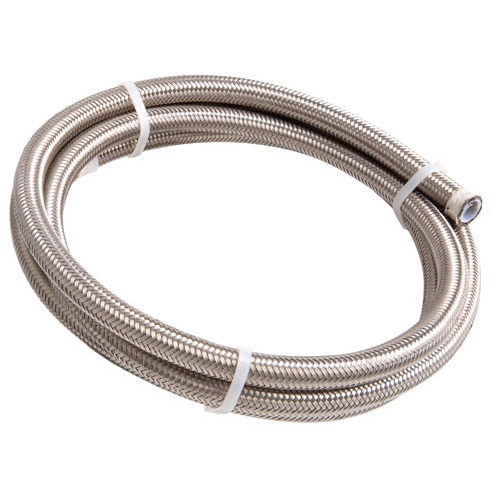 Aeroflow SS TEFLON BRAIDED HOSE -8AN 1M CLAMSHELL PACK 13.2MM OD