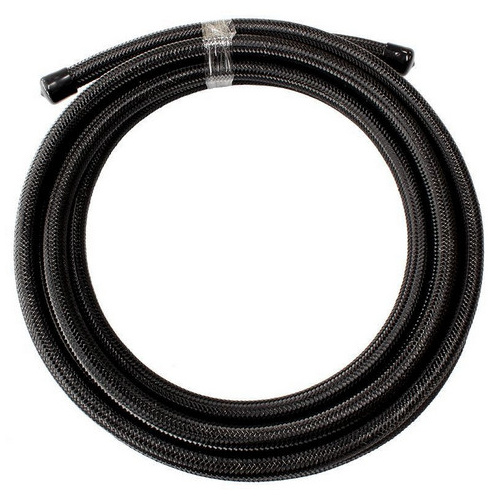 Aeroflow SS TEFLON BRAIDED HOSE -10AN 6M BLACK STAINLESS