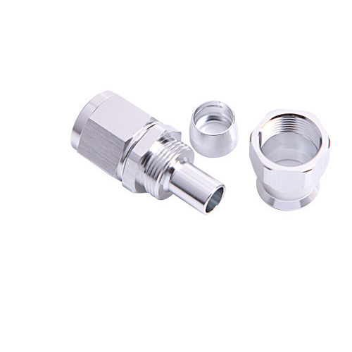 Aeroflow Stainless Straight Hose -4 Swivel to -3 Hose End Teflon Hose