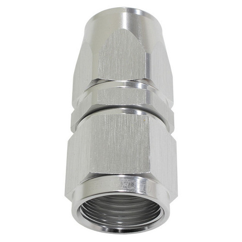 Aeroflow ALLOY STRAIGHT HOSE END -20AN SILVER SWIVEL NUT SUIT TEFLON