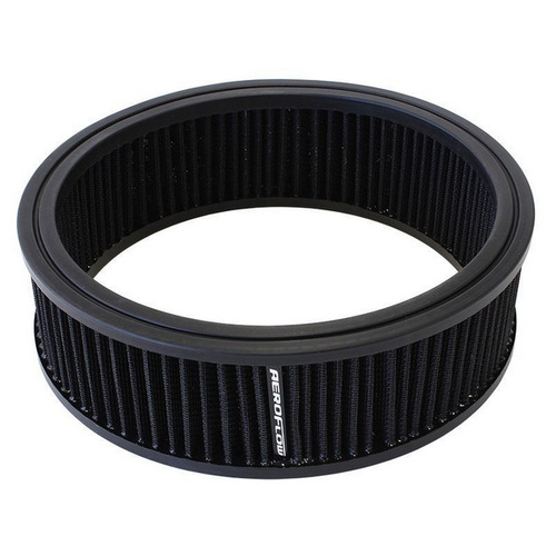 Aeroflow ROUND AIR FILTER 9'' X 2-3/4'' WASHABLE COTTON ELEMENT