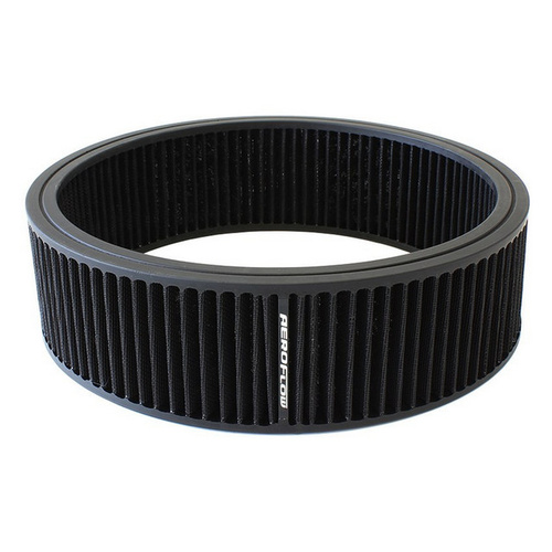 Aeroflow ROUND AIR FILTER 14'' X 4'' WASHABLE COTTON ELEMENT