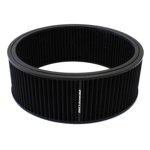 Aeroflow ROUND AIR FILTER 14'' X 5'' WASHABLE COTTON ELEMENT