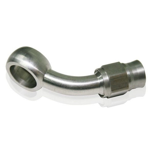 Aeroflow -3AN 45 DEG BANJO 7/16'' STAINLESS SUIT TEFLON