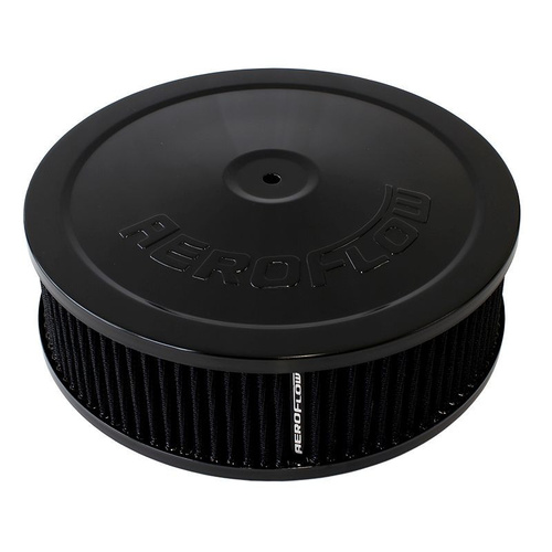 Aeroflow 9'' X 2-3/4'' AIR CLEANER ASSY5-1/8'' NECK BLACK COTTON