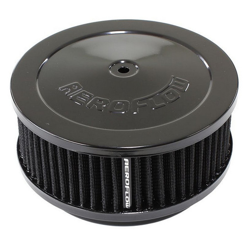 Aeroflow 6-3/8'' X 2-1/2'' AIR CLEAN ASSY5-1/8'' NECK BLACK COTTON