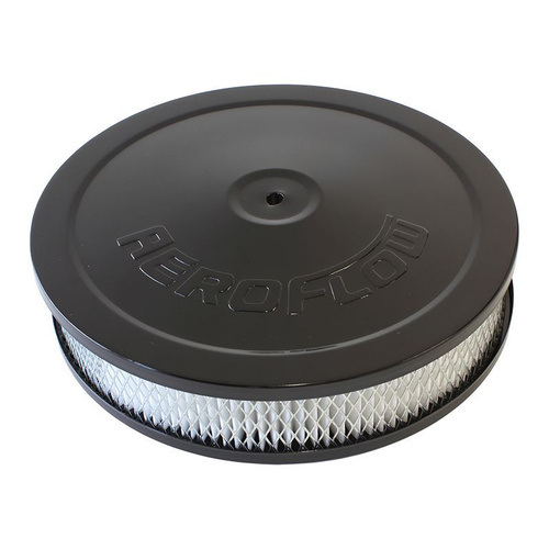 Aeroflow 9'' X 2'' AIR CLEANER ASSEMBLY5-1/8'' NECK BLACK PAPER