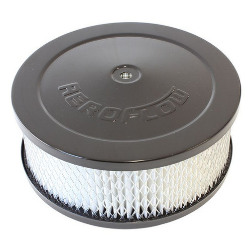 Aeroflow 63/8 X 21/2 AIR CLEAN ASSY51/8'' NECK BLACK PAPER