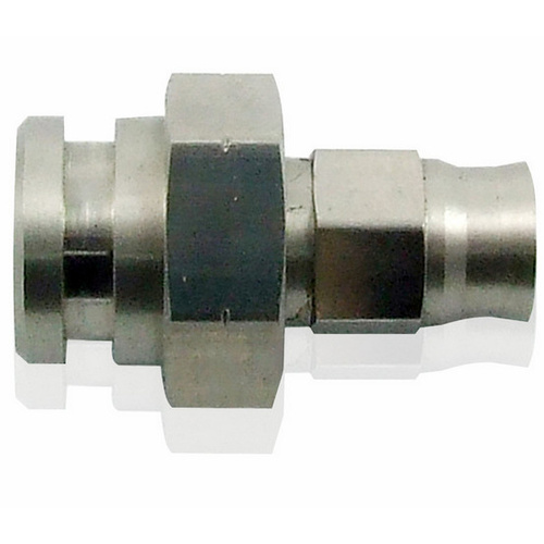 Aeroflow FEMALE INVERTED FLARE 19MM HEXWITH RET CLIP RECESS 3/8 X 24