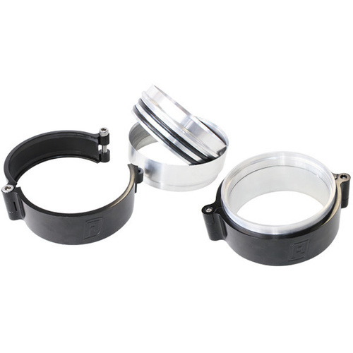 Aeroflow 2.5'' BILLET INTERCOOLER CLAMPSQUICK CONNECT BLACK CLAMP