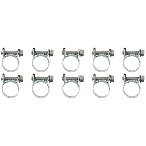 Aeroflow 9-11MM EFI HOSE CLAMP 10 pieces per pack