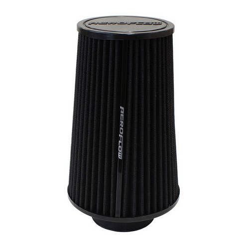 Aeroflow 3 CLAMP-ON ROUND FILTER 6.15'' O.D 8.9 HIGH BLACK COTT