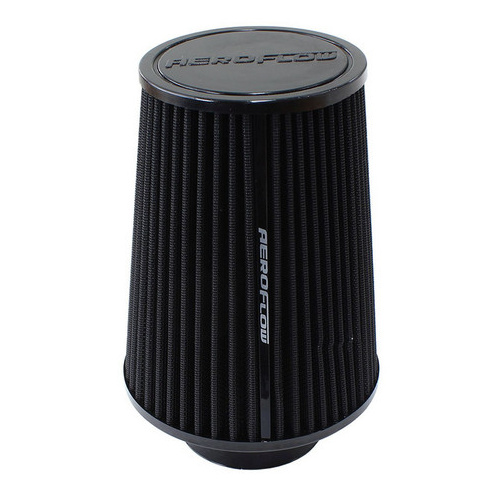 Aeroflow 3 CLAMP-ON TAPERED FILTER 4.6'' 6 O.D 7.5 HIGH BLACK COT