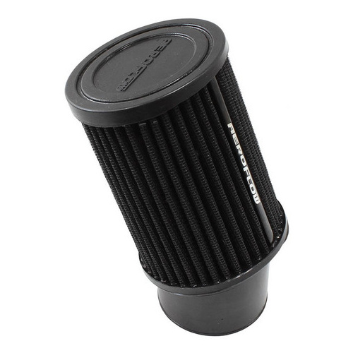 Aeroflow 2-7/16 CLAMP-ON TAPERED FILTER3.75 O.D 5'' HIGH BLACK COTT