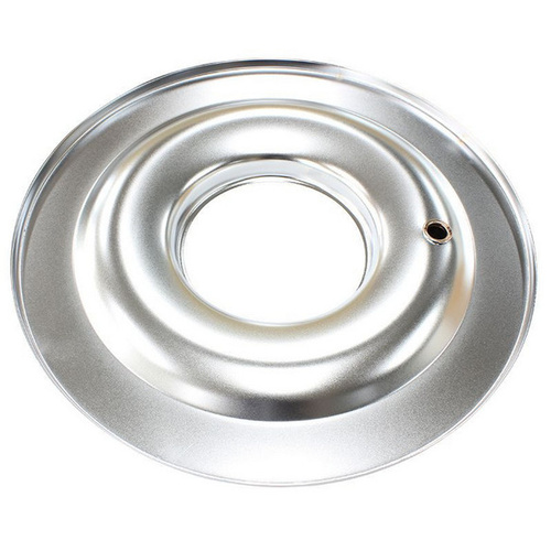 Aeroflow 14'' AIR CLEANER BASE ONLY FLAT BASE CHROME