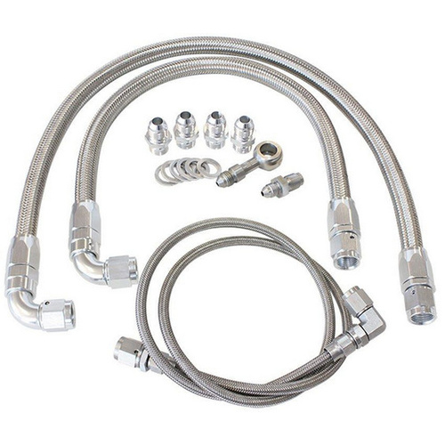 Aeroflow Sr20 S14 Turbo / Water Line & Oil Feed Kit. Suit S14 & S15