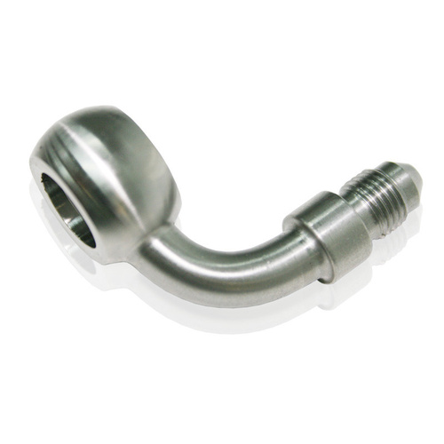 Aeroflow -3AN 90 DEG BANJO 12MM STAINLESS