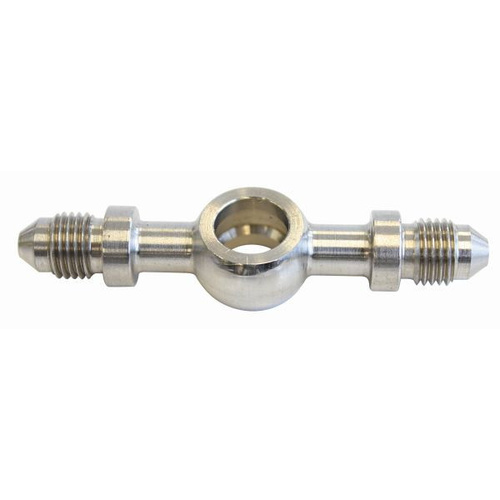 Aeroflow 7/16'' (11.2) BANJO DOUBLE -3ANSTAINLESS STEEL LONG AF 311-03-03L