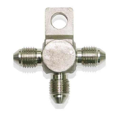 Aeroflow STAINLESS -3AN TEE WITH MOUNT STAINLESS WITH MOUNT HOLE