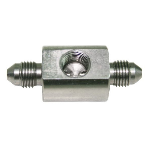 Aeroflow STAINLESS -4AN UNION 1/8'' PORTMALE TO MALE WITH 1/8''NPT PORT