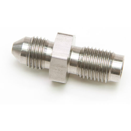 Aeroflow -3AN TO INVERTED 3/8 X 24 STAINLESS SHORT