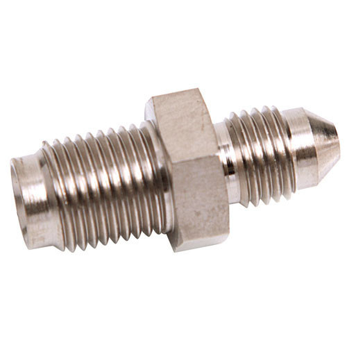 Aeroflow -3AN TO INVERTED 7/16 x 24 STAINLESS MALE TO MALE