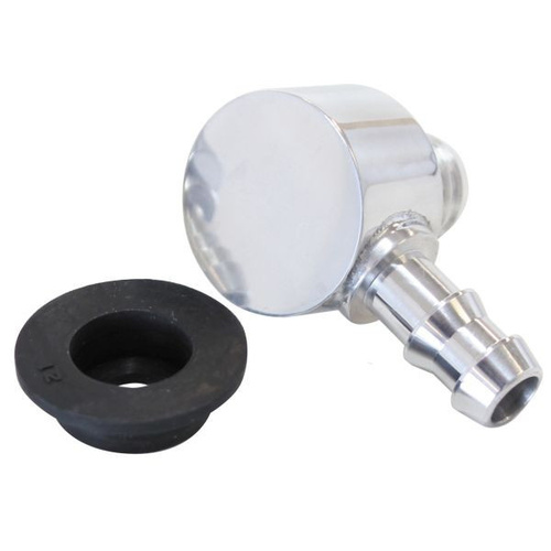 Aeroflow BILLET BOOSTER VALVE UNIVERSAL21MM / 13/16'' HOLE TO 3/8 Barb