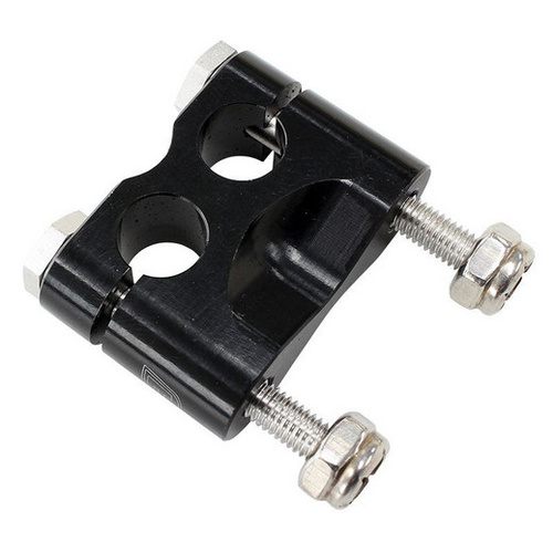 Aeroflow PRO GRIP CLIP STYLE MOUNT DUAL FULL CLAMP BILLET BLACK
