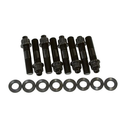 Aeroflow BLOWER STUD KIT BLACK STUDS BLACK FINISH 2.5'' OAL