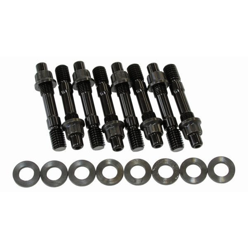 Aeroflow BLOWER STUD KIT BLACK STUDS BLACK FINISH 2.9'' OAL