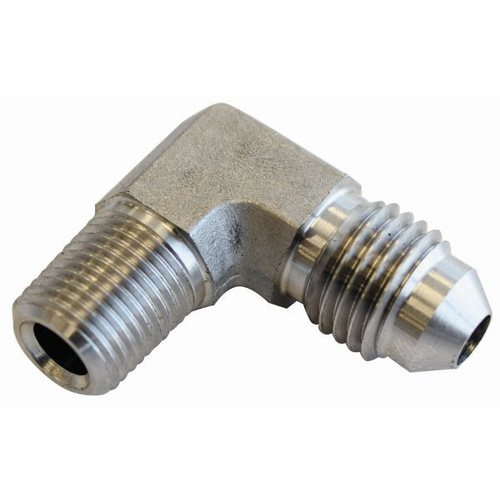Aeroflow S/S 90 DEG 1/4'' NPT TO -4AN