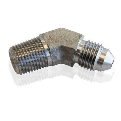 Aeroflow S/S 45 DEG 1/8'' NPT TO -3AN