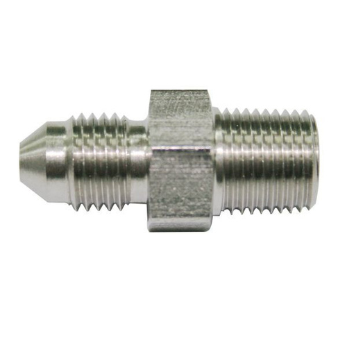 Aeroflow 1/8'' BSP To -4AN STRAIGHT STAINLESS STEEL (MALPASSI)