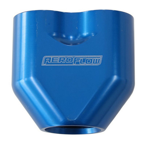 Aeroflow AEROFLOW -10AN TO 2x-8AN FEMALE ORB Y BLOCK BLUE AF 455-10-08