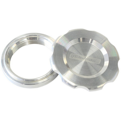 Aeroflow 1.5'' ALUM WELD BUNG AND CAP LOW PROFILE FEMALE WELD-ON