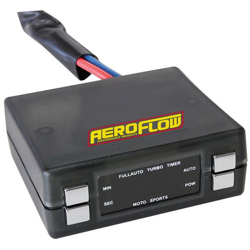 Aeroflow MINI TURBO TIMER WITH MEMORY BLACK CASE PIVOT STYLE TIMER