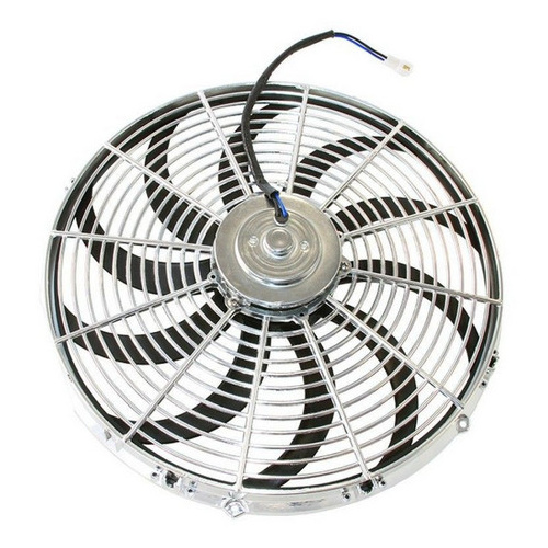 Aeroflow 16'' CURVED BLADE CHROME FAN REVERSIBLE 1750CFM